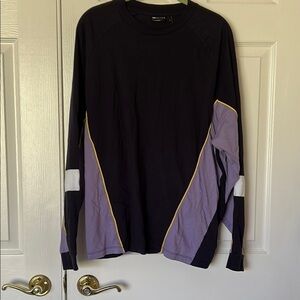 Osos Design Black and Purple Men's Shirt - MEDIUM